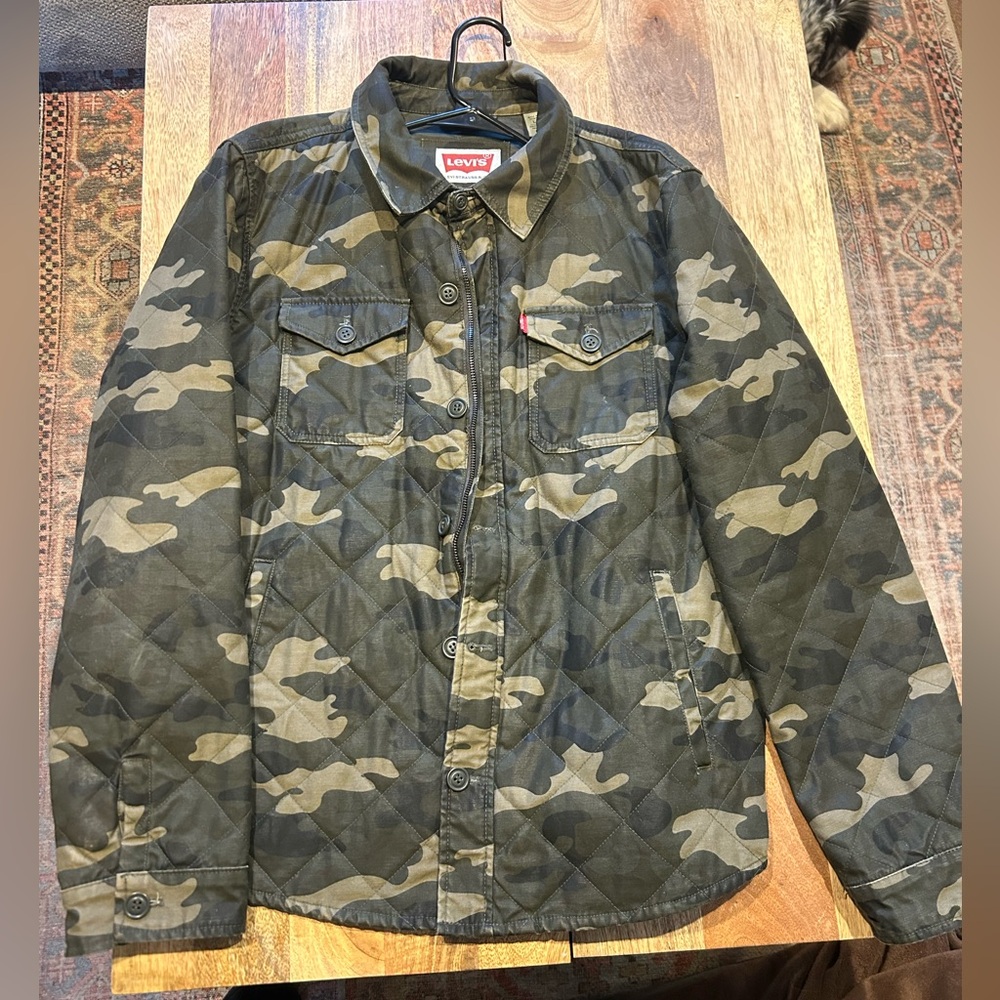 Levi's Men's Camo Shirt Jacket